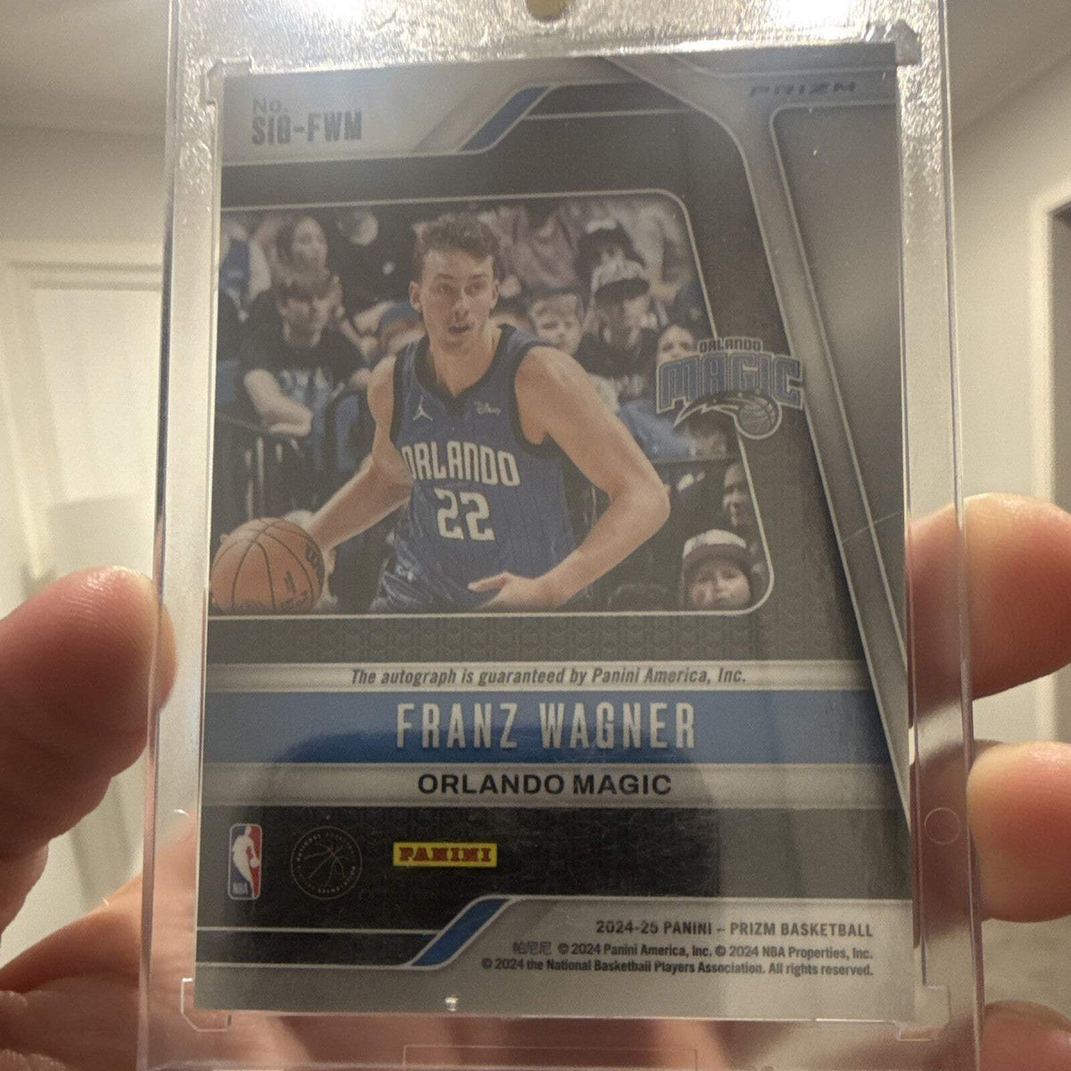 Franz Wagner Signatures in Orange SIO FWM Panini Prizm 2024 25 Auto1