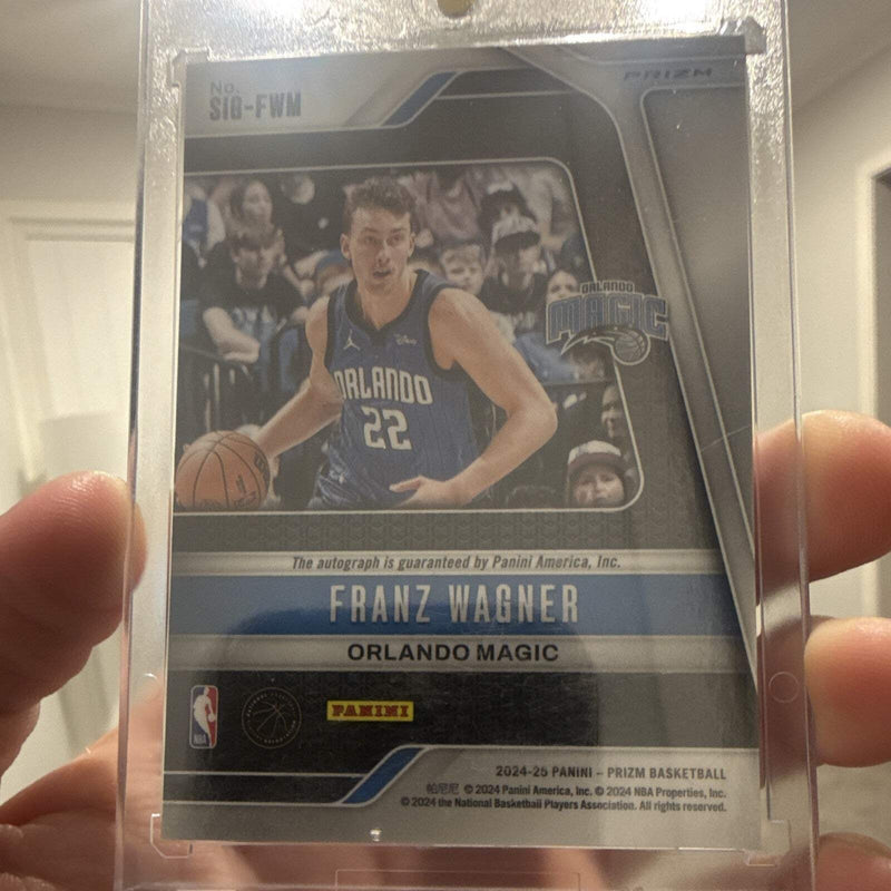 Franz Wagner Signatures in Orange SIO FWM Panini Prizm 2024 25 Auto1