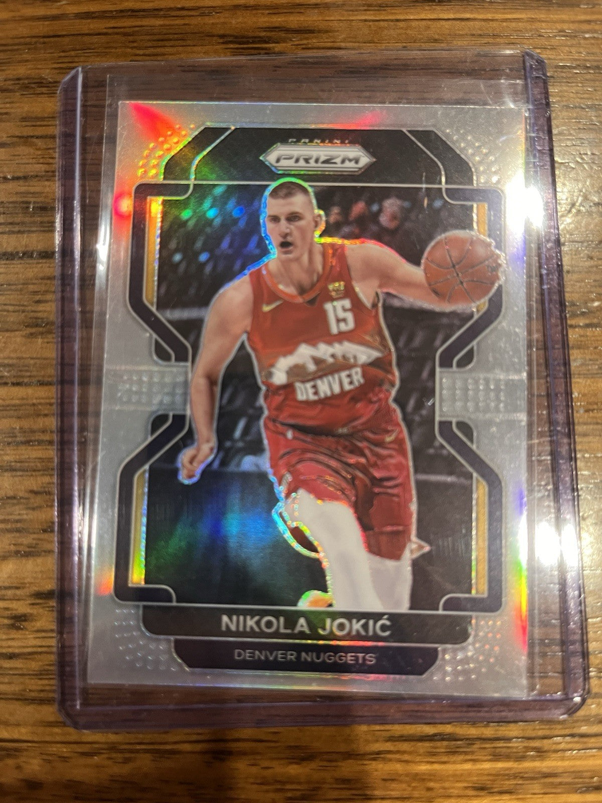 Panini Prizm 2021 22 Nikola Jokić Denver Nuggets Basketball Card No. 321
