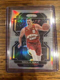 Panini Prizm 2021 22 Nikola Jokić Denver Nuggets Basketball Card No. 321
