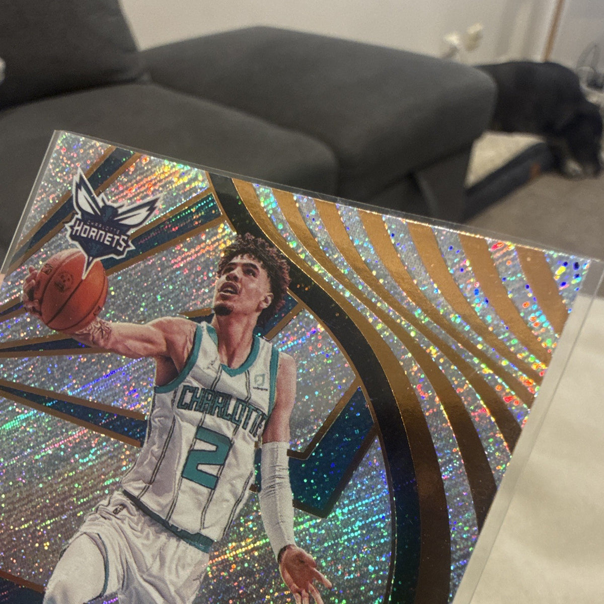 Panini 2021 22 Revolution LaMelo Ball Charlotte Hornets No. 1 Parallel3