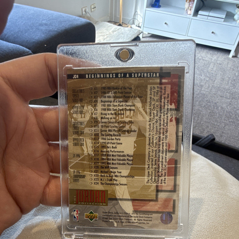 Upper Deck Collector's Choice Beginnings of a Superstar Michael Jordan JC41