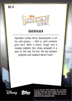 Quackerjack Base Topps Chrome Disney   Darkwing Duck 35th Anniversary DD 9 NM1