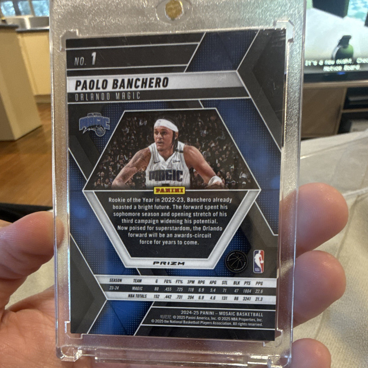 Panini 2024 25 Mosaic Basketball Paolo Banchero Orlando Magic No. 11