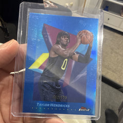 Taylor Hendricks Topps Finest Blue 042/175 #69 Utah Jazz 2024 250