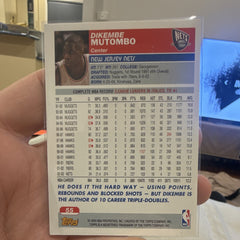 Topps 2003 04 Base Set Dikembe Mutombo New Jersey Nets Card #551