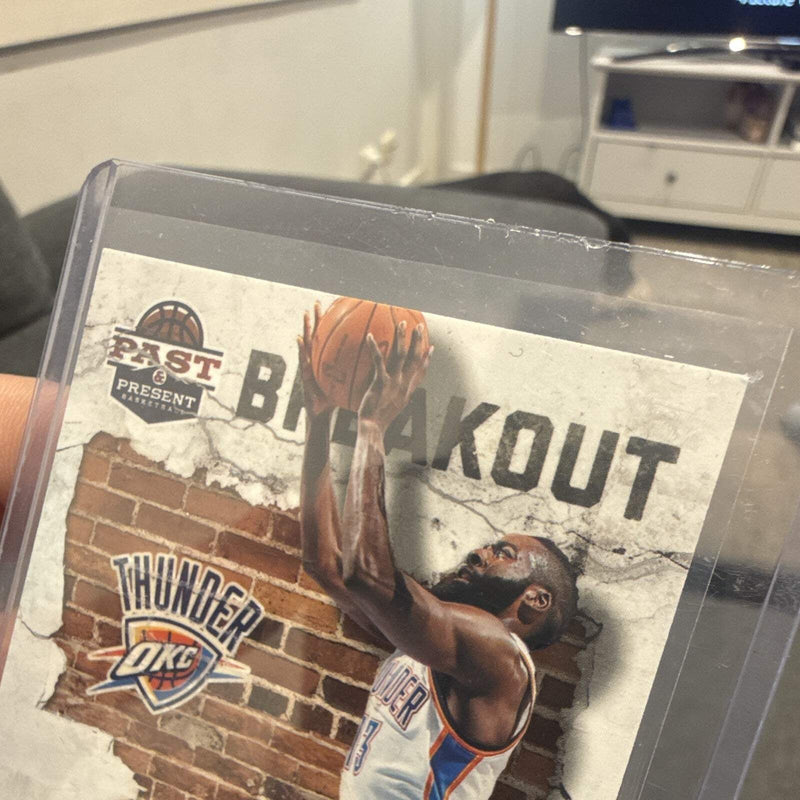 James Harden Rookie Breakout #16 Panini Past & Present 2012 OKC Thunder2