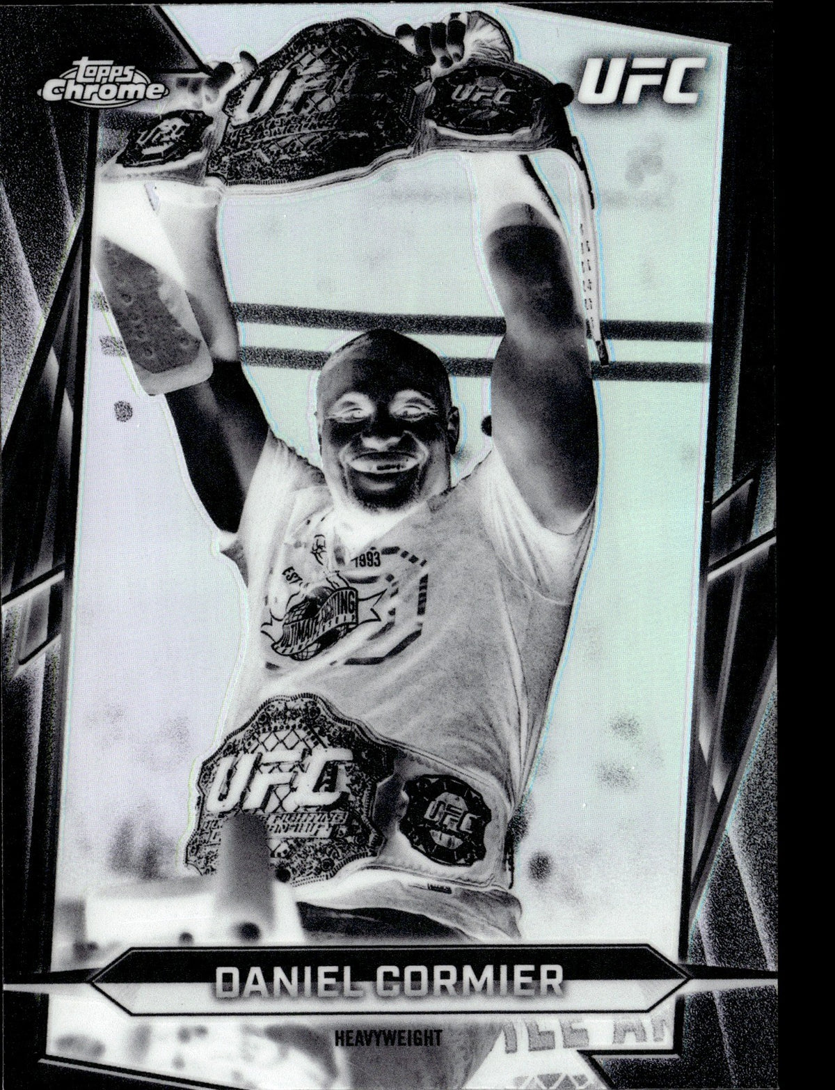 Daniel Cormier Negative Refractor 8 Topps Chrome UFC   Negative Refractor NM0