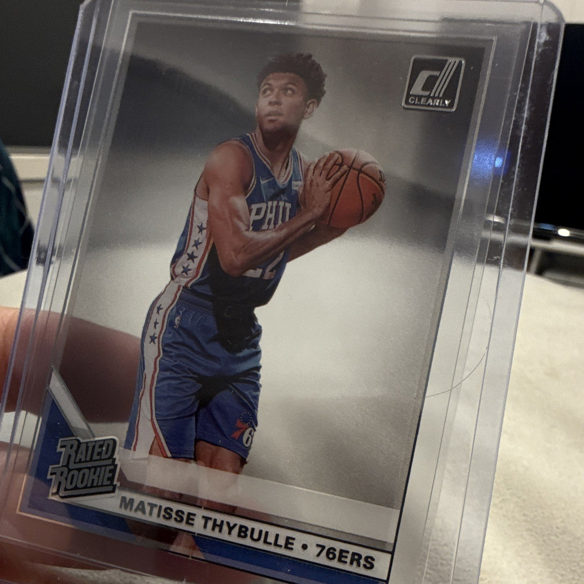 Panini Clearly Donruss 2019-20 Rated Rookie Matisse Thybulle 89 76ers3