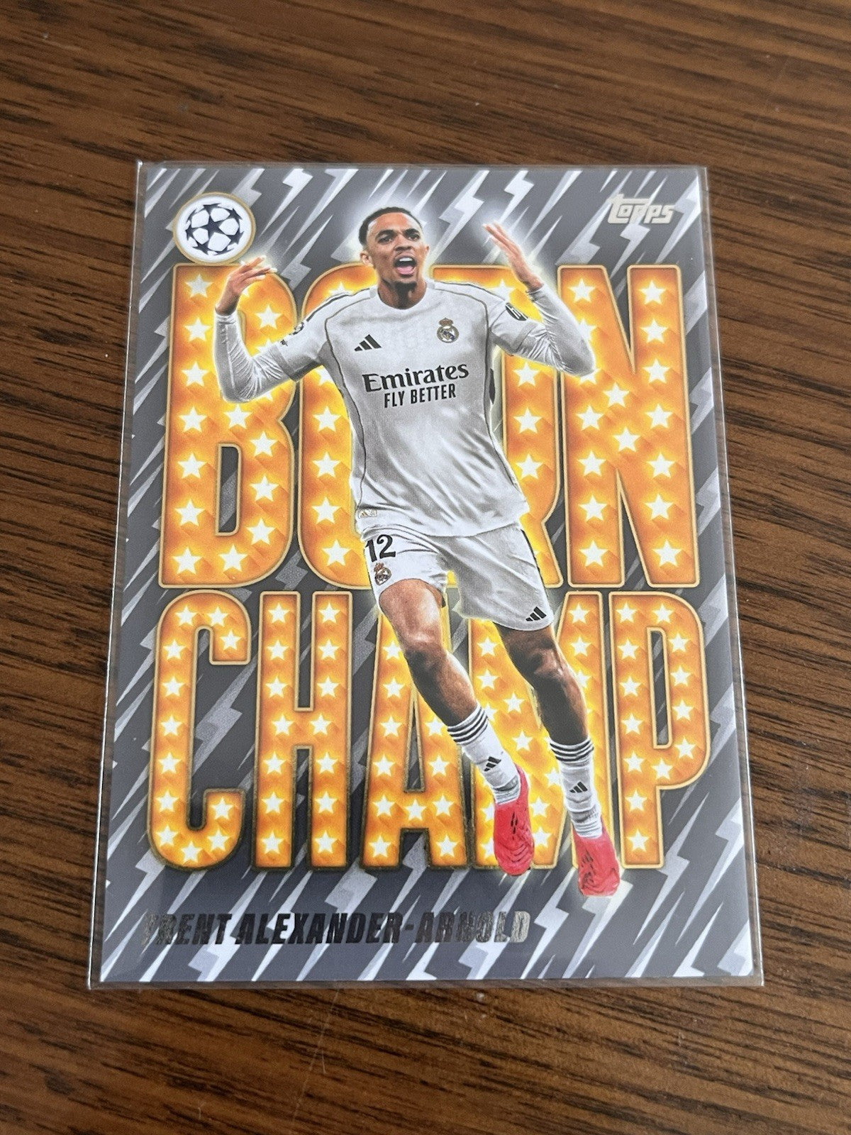 Topps Trent Alexander Arnold Born Champ BC 5 UEFA Champions League Real Madrid1