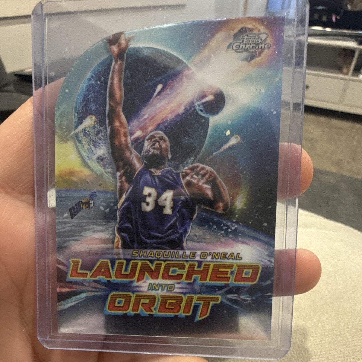 Topps 2024 Topps Chrome Shaquille O'Neal Launched Into Orbit LIO 21 Lakers0