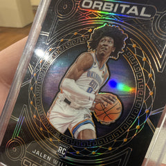 Panini 2022 23 Obsidian Basketball Orbital #18 Jalen Williams Rookie Insert5