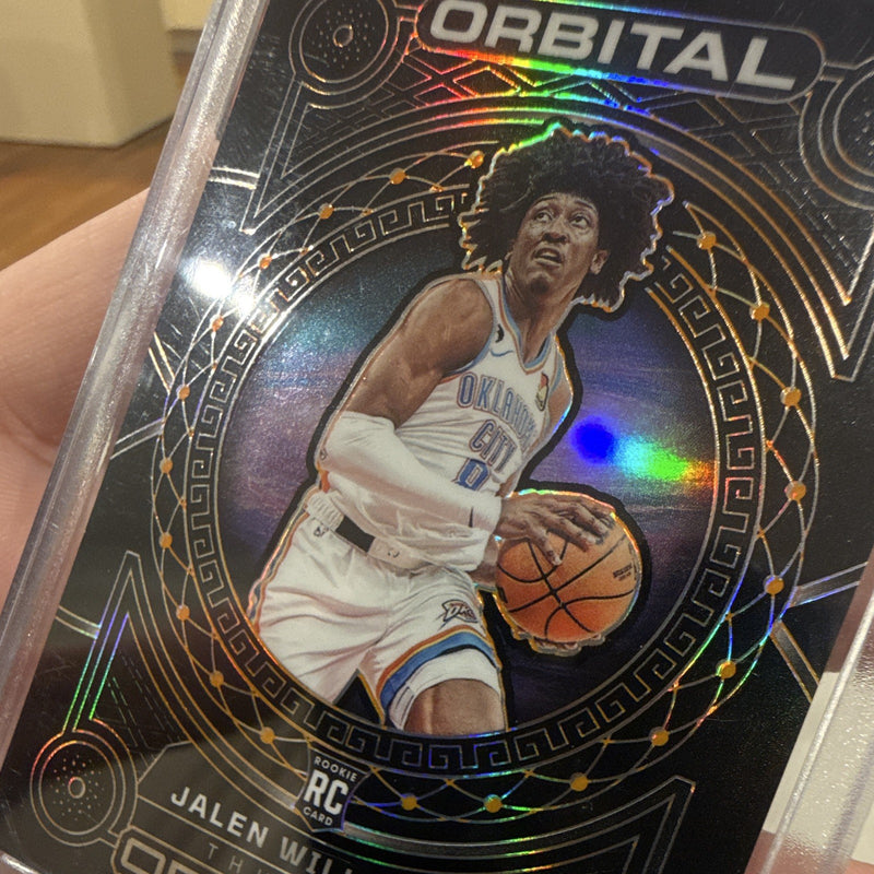 Panini 2022 23 Obsidian Basketball Orbital #18 Jalen Williams Rookie Insert5