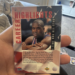 Upper Deck 1994 USA Basketball Shaquille O'Neal Career Highlights #511