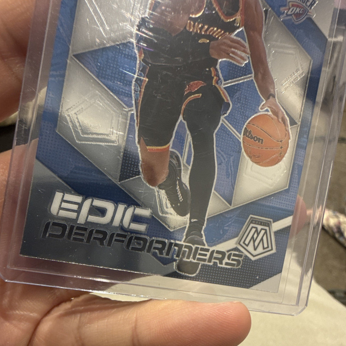 Panini Mosaic 2024 25 Epic Performers #6 Shai Gilgeous Alexander OKC3