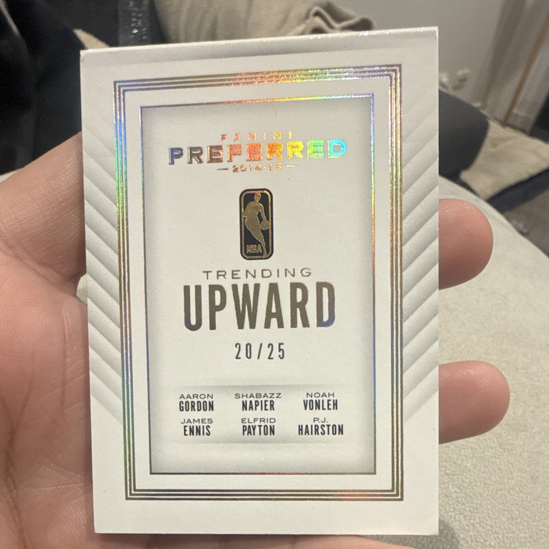 Panini Preferred Trending Upward #2 20/25 Aaron Gordon Shabazz Napier0