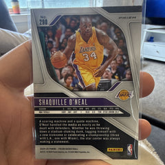 Panini Prizm 2024 25 Shaquille O'Neal Legends Hologram #290 LA Lakers1