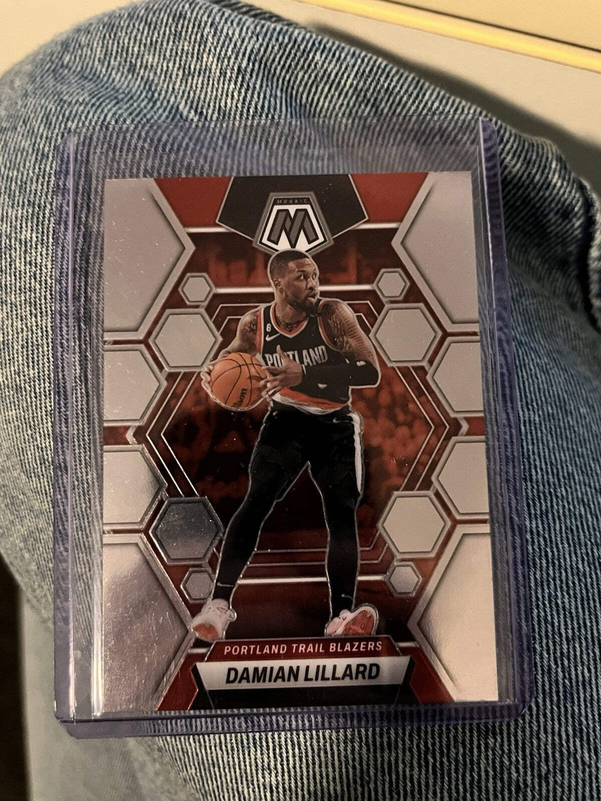 Panini 2022 23 Mosaic Basketball Damian Lillard Base #38 Trail Blazers0