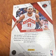 Panini Phoenix 2023 24 Bruce Brown Toronto Raptors 76 Serial Numbered 07/103