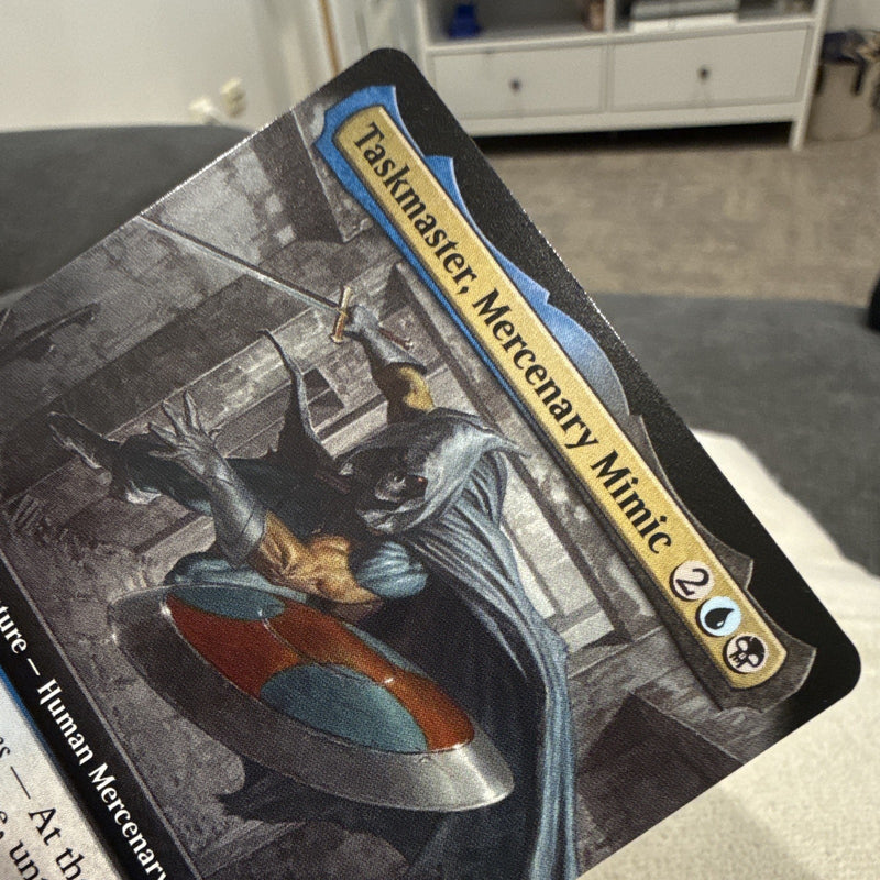 Magic: The Gathering Taskmaster, Mercenary Mimic Foil Rare 0425 Spider-Man2