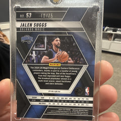 Panini Mosaic 2024 25 Jalen Suggs Orlando Magic #53 Serial Numbered 40/752