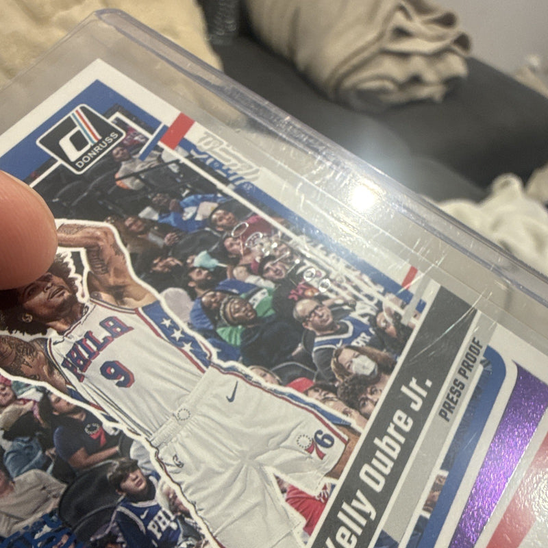 Panini Donruss 2023 24 Kelly Oubre Jr Press Proof Philadelphia 76ers #198 4/1992