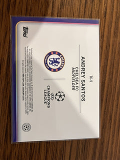 Andrey Santos Trophy Chasers TC 5 Topps UEFA Champions League Chelsea FC 20232