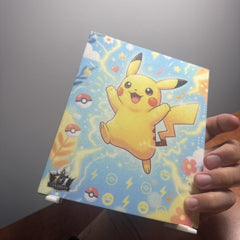Wizards of the Coast Pikachu 58/102 Jungle Unlimited 1999 w/ 1/1 Cardmate Stand3