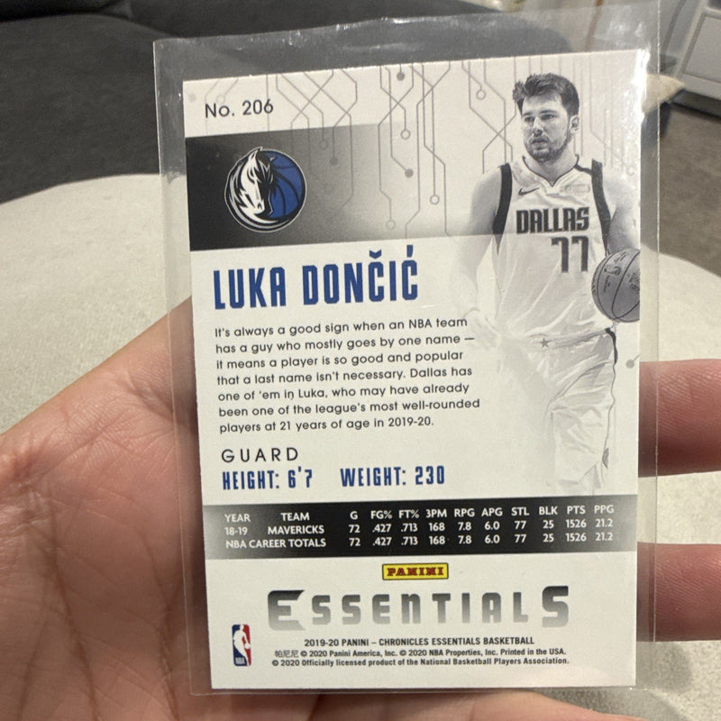 Panini 2019 20 Chronicles Essentials Insert Luka Dončić Mavericks 2061