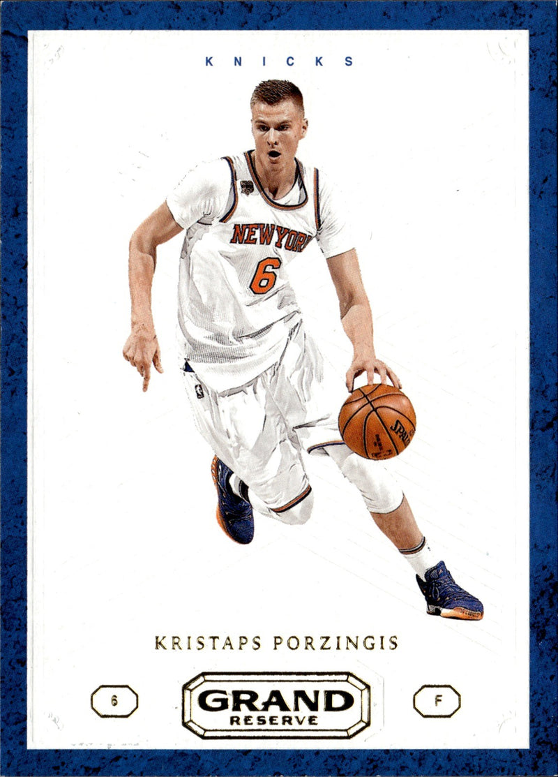 Kristaps Porzingis Base Panini Grand Reserve 37 NM0