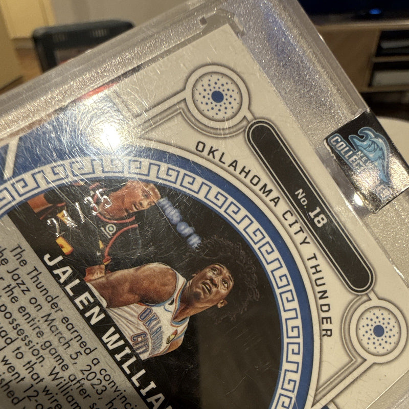Panini 2022 23 Obsidian Basketball Orbital #18 Jalen Williams Rookie Insert2