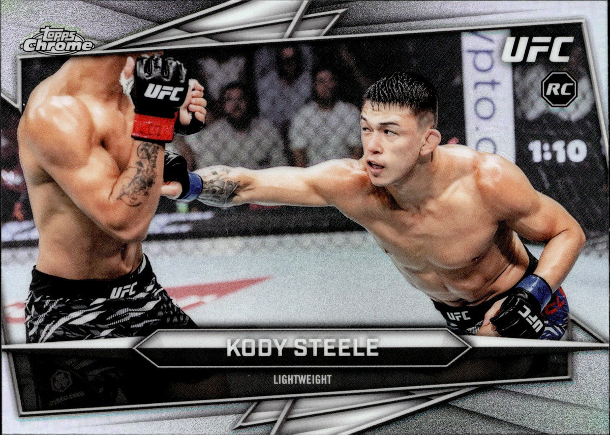 Kody Steele Refractor 143 Topps Chrome UFC   Refractor NM0