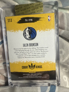 2018 Court Kings Jalen Brunson Rookie #178 RC1