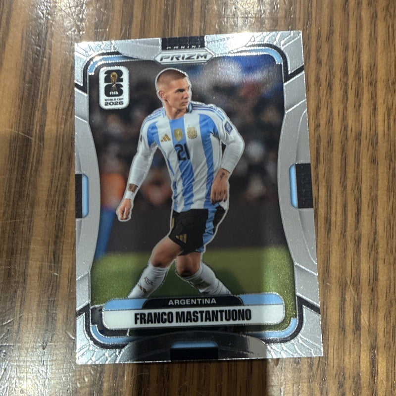 Panini 2026 Prizm FIFA World Cup Franco Mastantuono Base Set #20 Argentina0