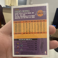 Fleer Tradition Derek Fisher Base Set Los Angeles Lakers 2003 04 #1961
