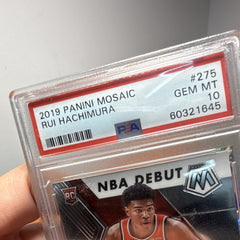 Panini 2019-20 Mosaic Rui Hachimura NBA Debut #275 Rookie PSA 103