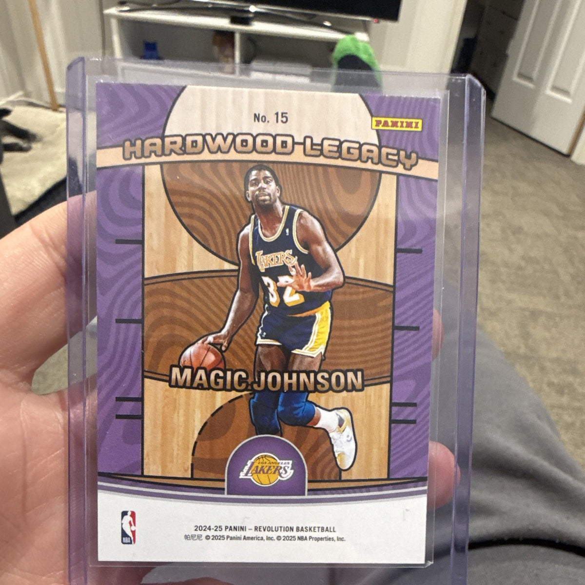 Panini Revolution Hardwood Legacy No. 15 Magic Johnson LA Lakers1