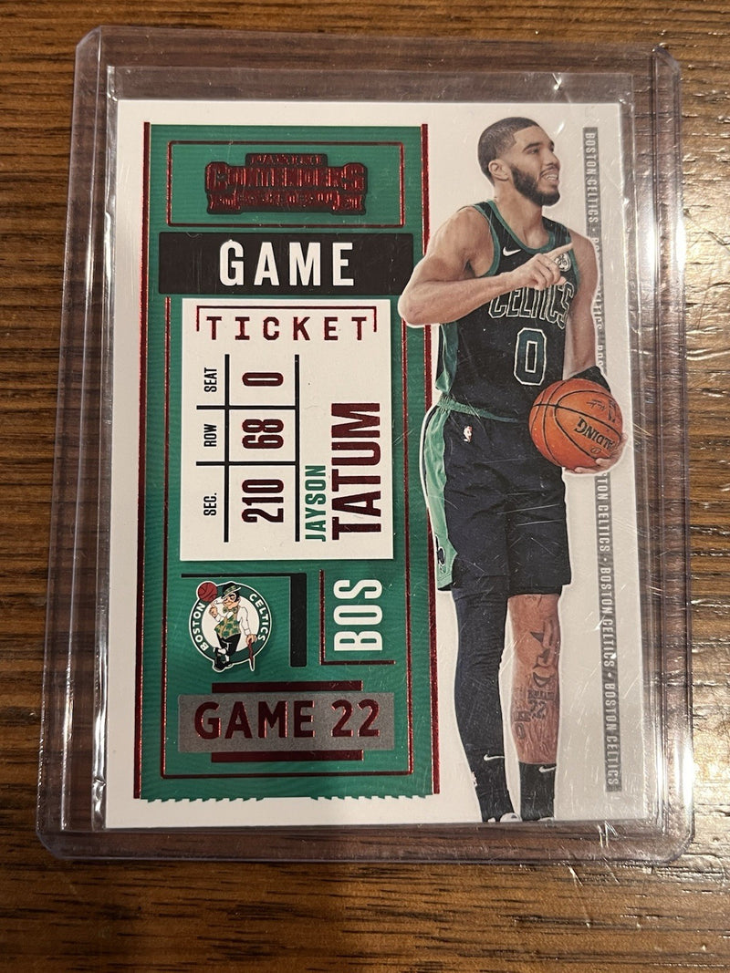 Panini 2020 21 Contenders Game Ticket Insert Jayson Tatum Celtics #871
