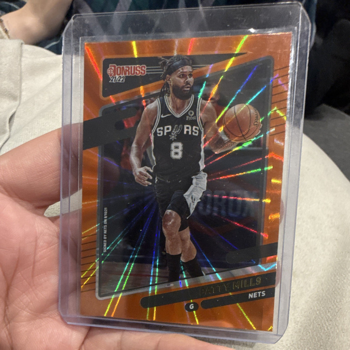 2021-22 Panini Donruss Patty Mills Parallel/Variety Brooklyn Nets #490