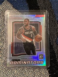 Panini Damian Lillard Elite Dominators Prizm Donruss Optic 2021 22 No. 90