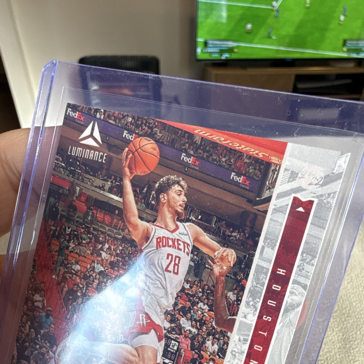 Panini Chronicles Luminance 2021 22 Alperen Sengün Rookie #243 Rockets2