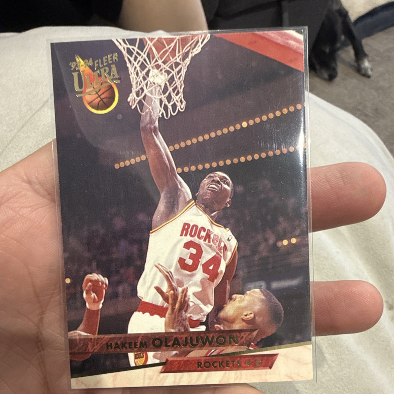 Fleer 1993 Fleer Ultra #76 Hakeem Olajuwon Houston Rockets NBA Card0