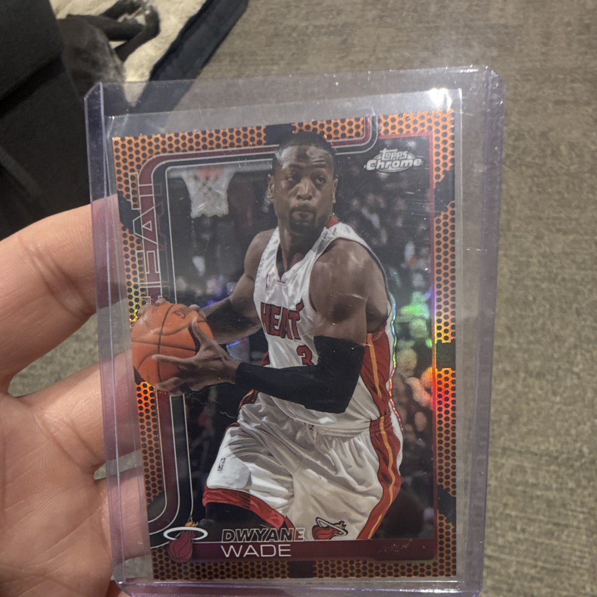 Topps Chrome Dwyane Wade Miami Heat #241 2025 NBA Basketball Trading Card0