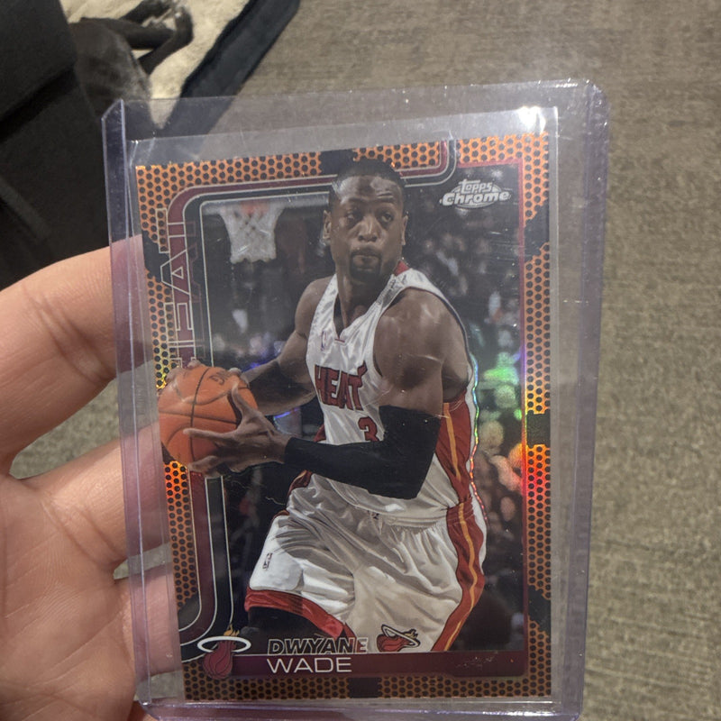 Topps Chrome Dwyane Wade Miami Heat #241 2025 NBA Basketball Trading Card0