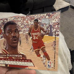 Fleer 1993 Fleer Ultra #76 Hakeem Olajuwon Houston Rockets NBA Card2