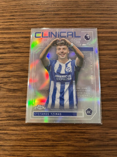 Topps 2026 Chrome Premier League Clinical Chrome CC 24 Stefanos Tzimas RC0