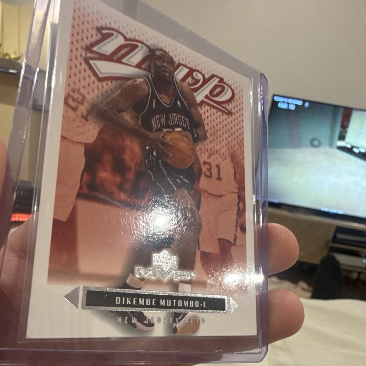 Upper Deck MVP 2002 03 Dikembe Mutombo Base Set #110 New Jersey Nets3