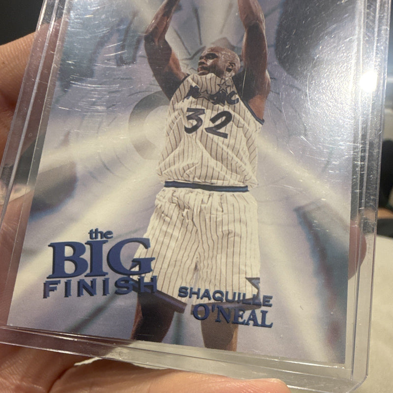 SkyBox Shaquille O'Neal The Big Finish Insert NBA Hoops #183 Magic3