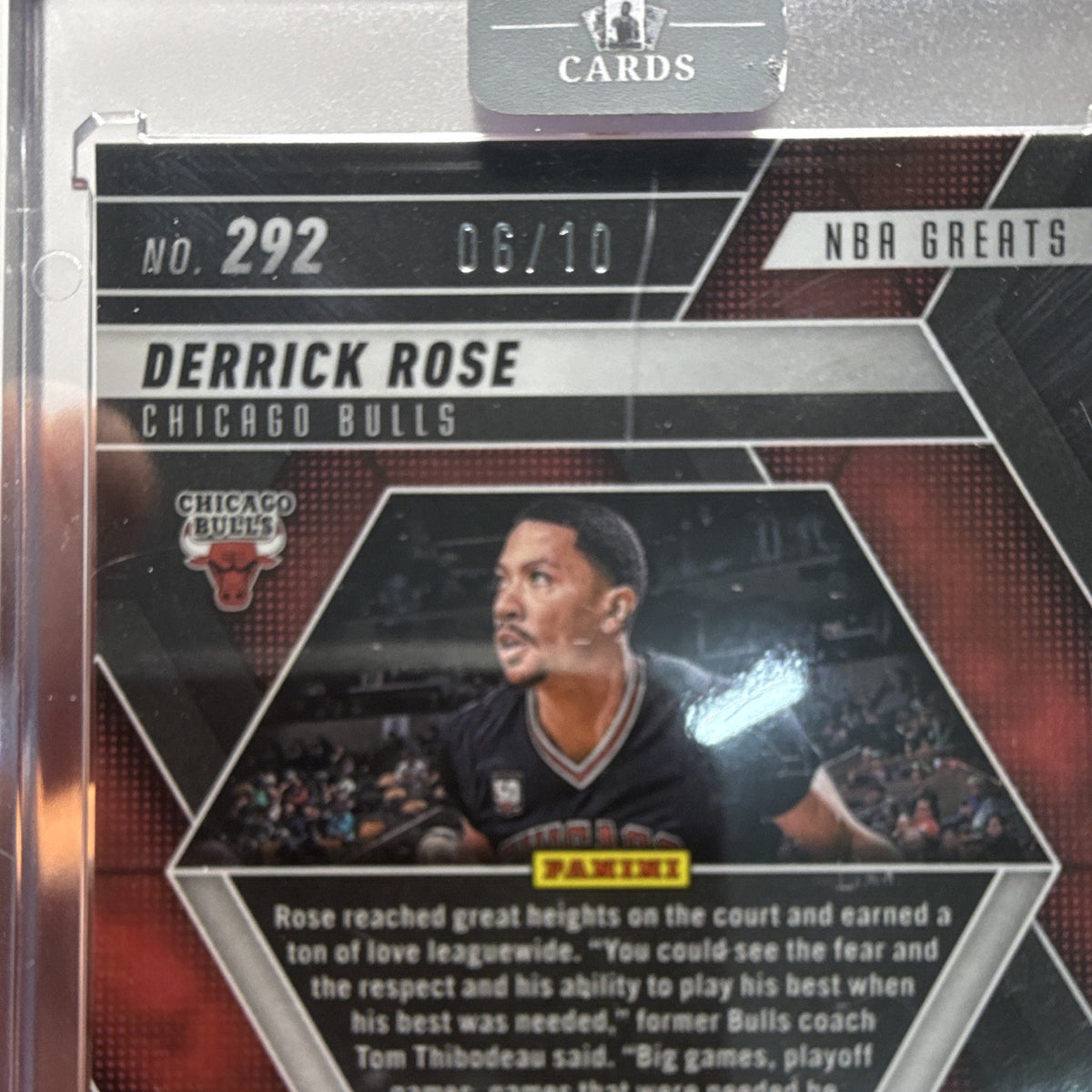 Panini Derrick Rose NBA Greats Mosaic 2024 25 #292 Chicago Bulls 06/102