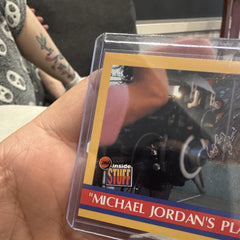Michael Jordan Behind the Scenes NBA Hoops #382 Michael Jordan's Playground 19902